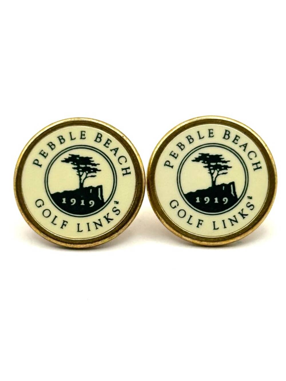 Pebble Beach Golf Links 2 pack Cufflinks